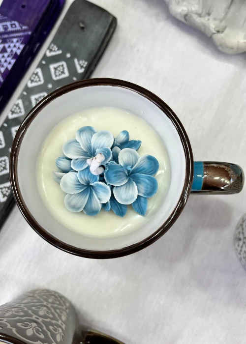 comprar tazas con velas dentro jazmin arriba