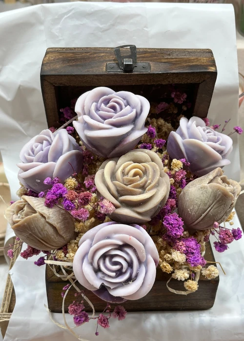 comprar velas centro floral caja