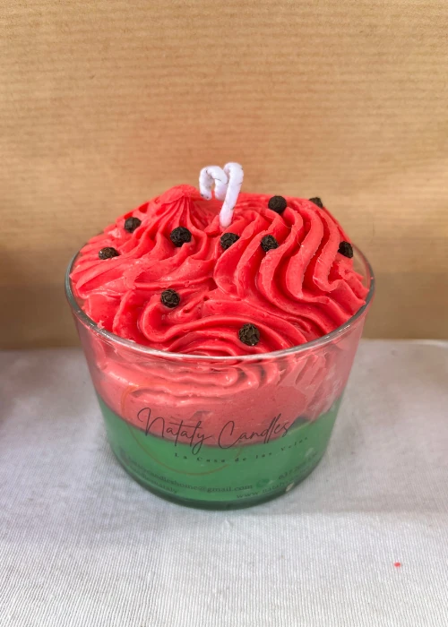 comprar velas con forma de postre sandia